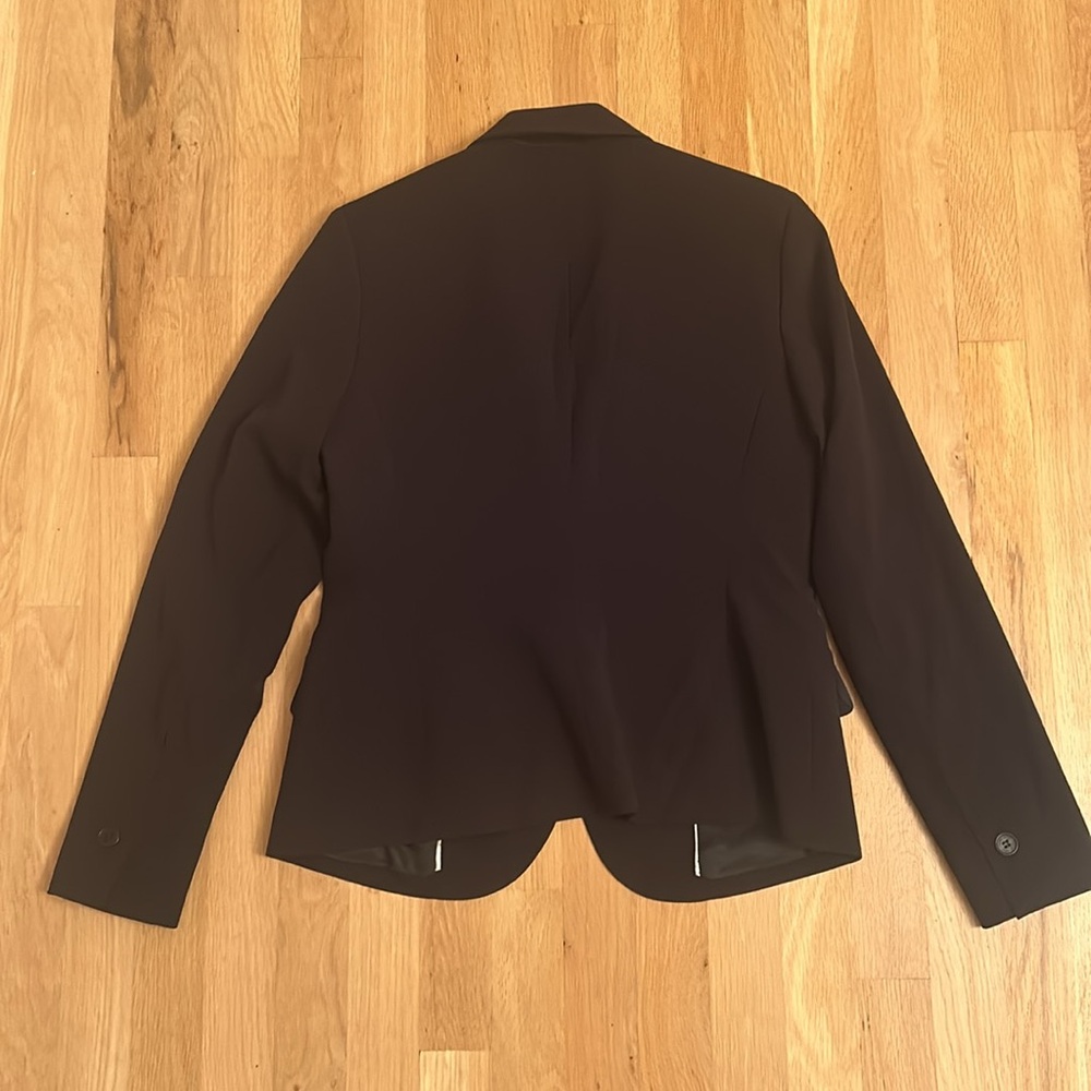 Anne Klein Black Notched Single Button Women’s Blazer Suit Jacket Women’s Size 6 - Picture 11 of 13